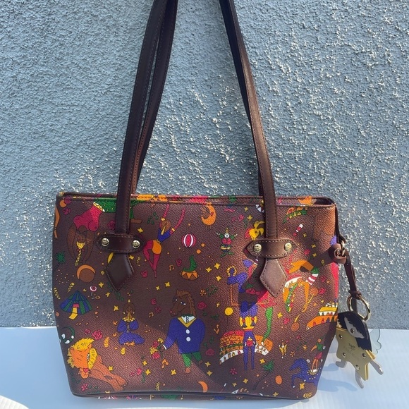 Piero Guidi Magic Circus Shoulder Tote Bag - Picture 8 of 16